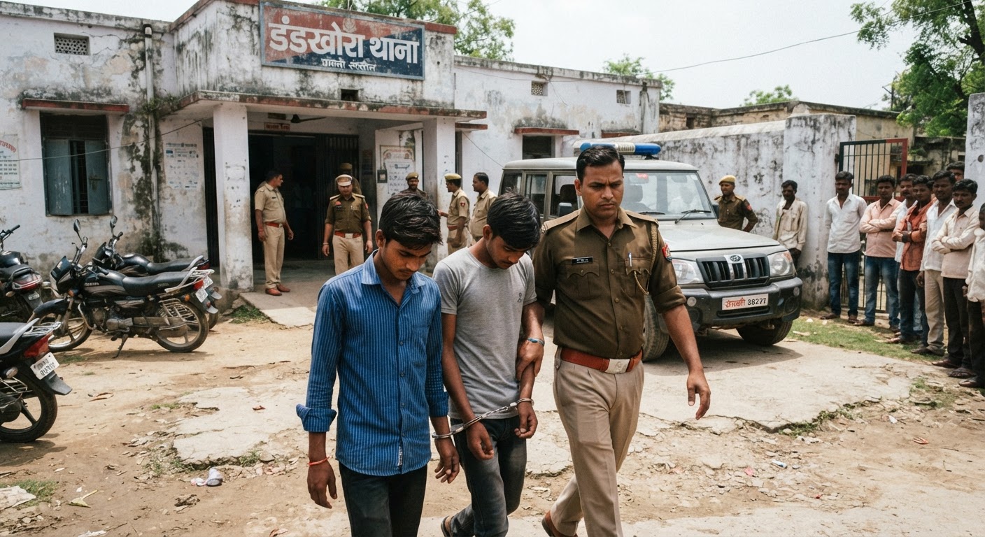 डंडखोरहा में बाइक चोरी की गुत्थी सुलझी: पुलिस ने दो आरोपियों को दबोचा, बरामद हुए पुर्जे