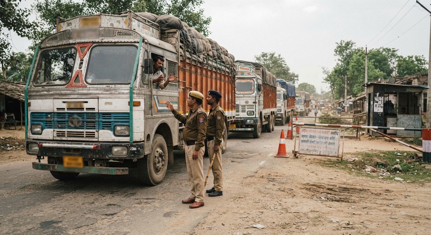 बड़ी खबर: भलजोर बॉर्डर पर अब रुकेंगे भारी वाहन, प्रशासन ने कसी कमर