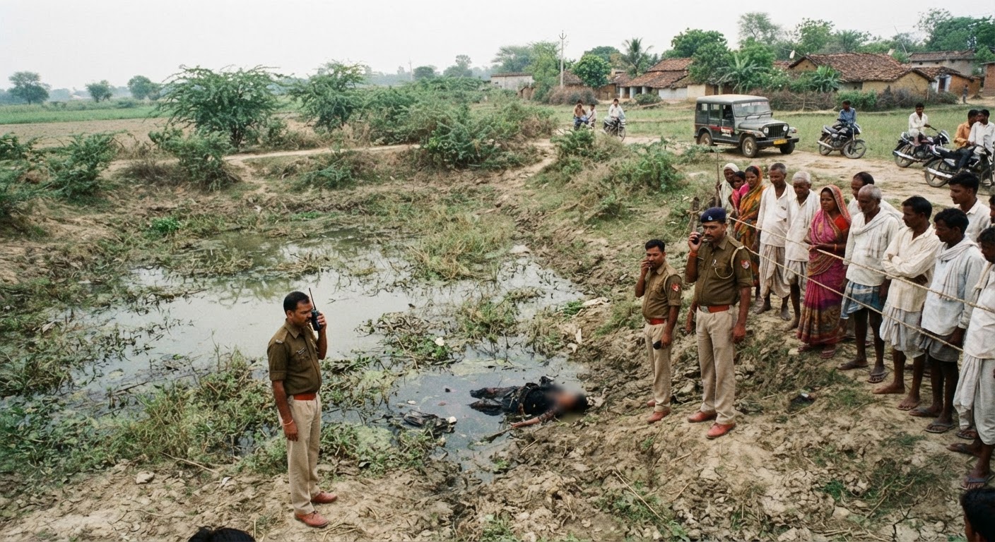 सनसनी: बेलदौर में पानी से भरा गड्ढा में मिली अज्ञात महिला की लाश, इलाके में मचा हड़कंप