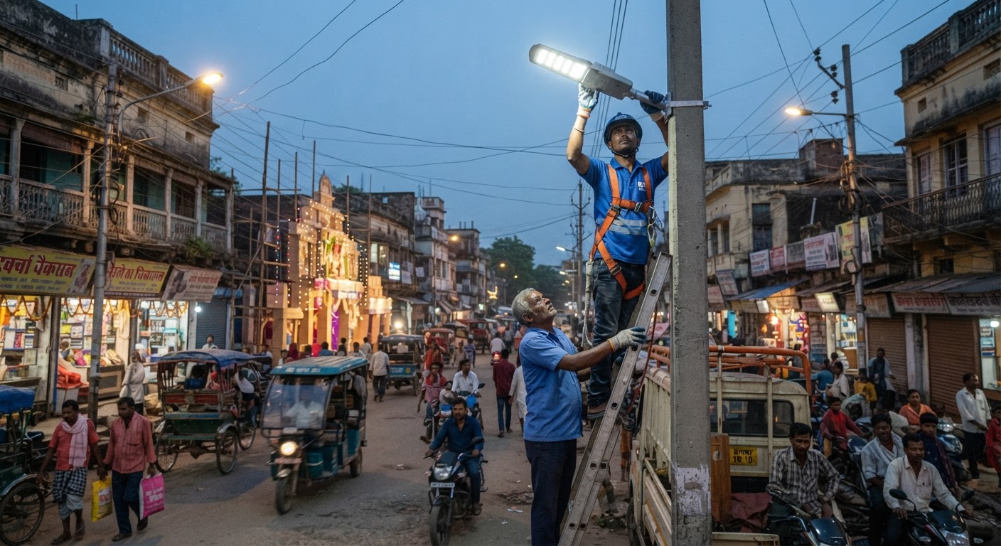 भागलपुर में दुर्गा पूजा से पहले लगेंगे पांच हजार से ज्यादा एलईडी स्ट्रीट लाइट