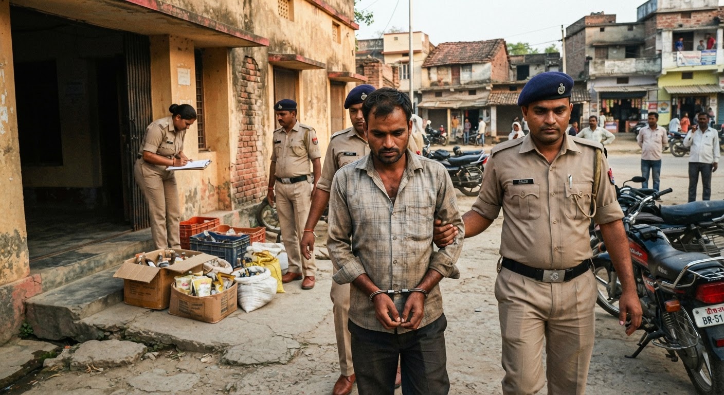 बांका में बड़ा एक्शन! चंदन पुलिस ने झारखंड से शराब तस्करी करने वाले को दबोचा