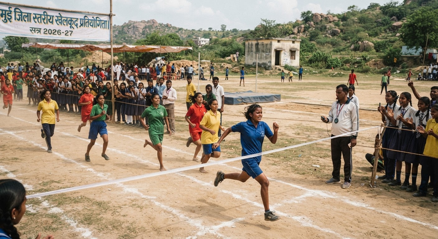जमुई जिला स्तरीय खेलकूद प्रतियोगिता का दूसरा दिन रहा शानदार