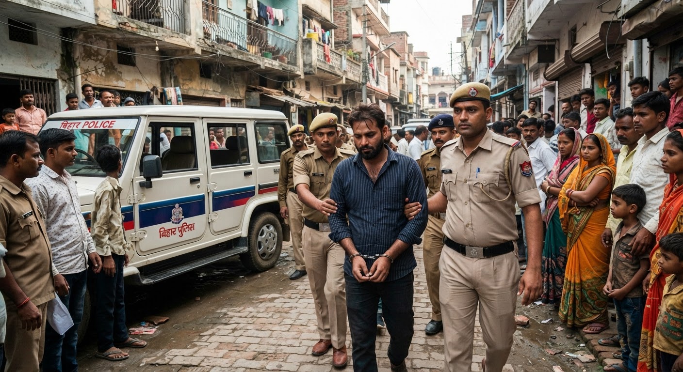 भागलपुर पुलिस की बड़ी कार्रवाई, गैर जमानती वारंट में विक्की खान गिरफ्तार
