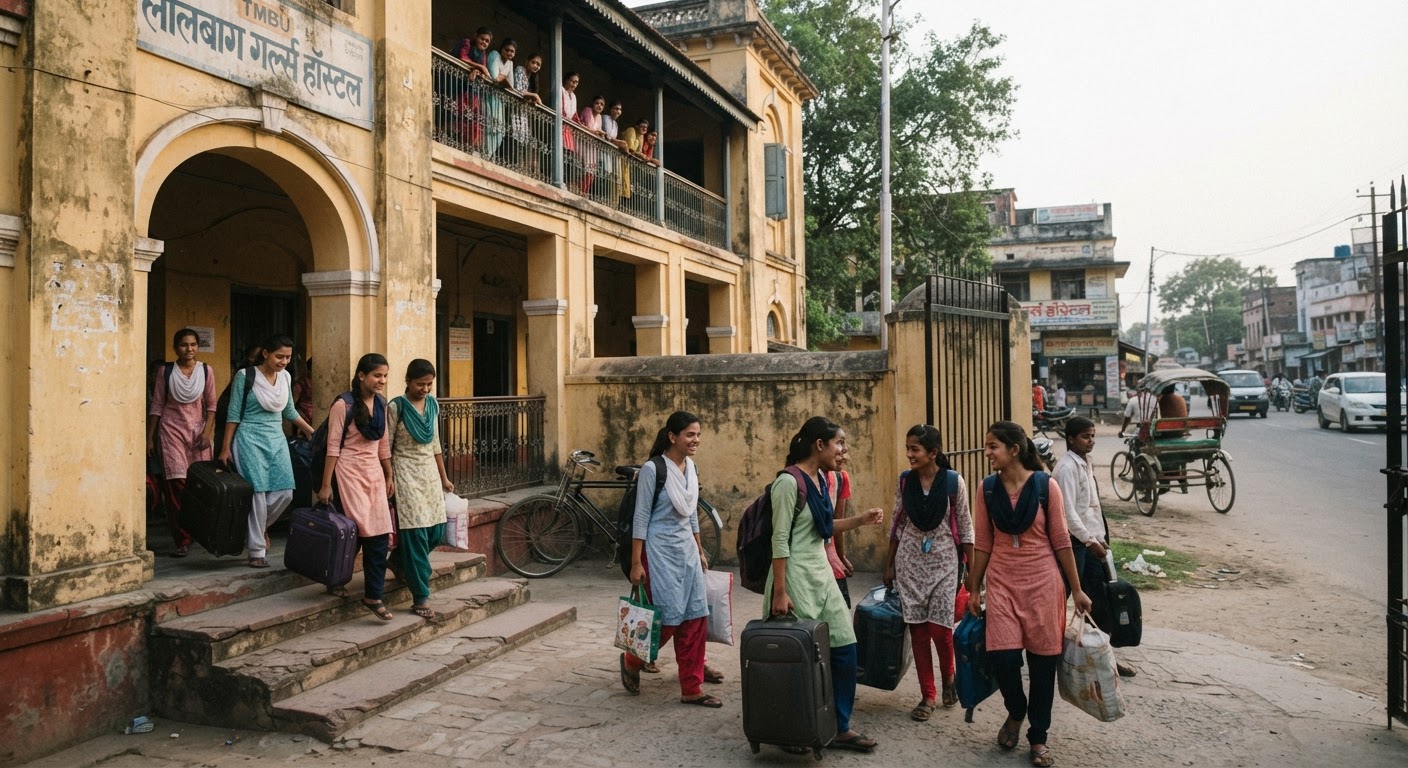 TMBU का बड़ा फैसला, छात्राओं को लालबाग गर्ल्स हॉस्टल में रहने की अनुमति