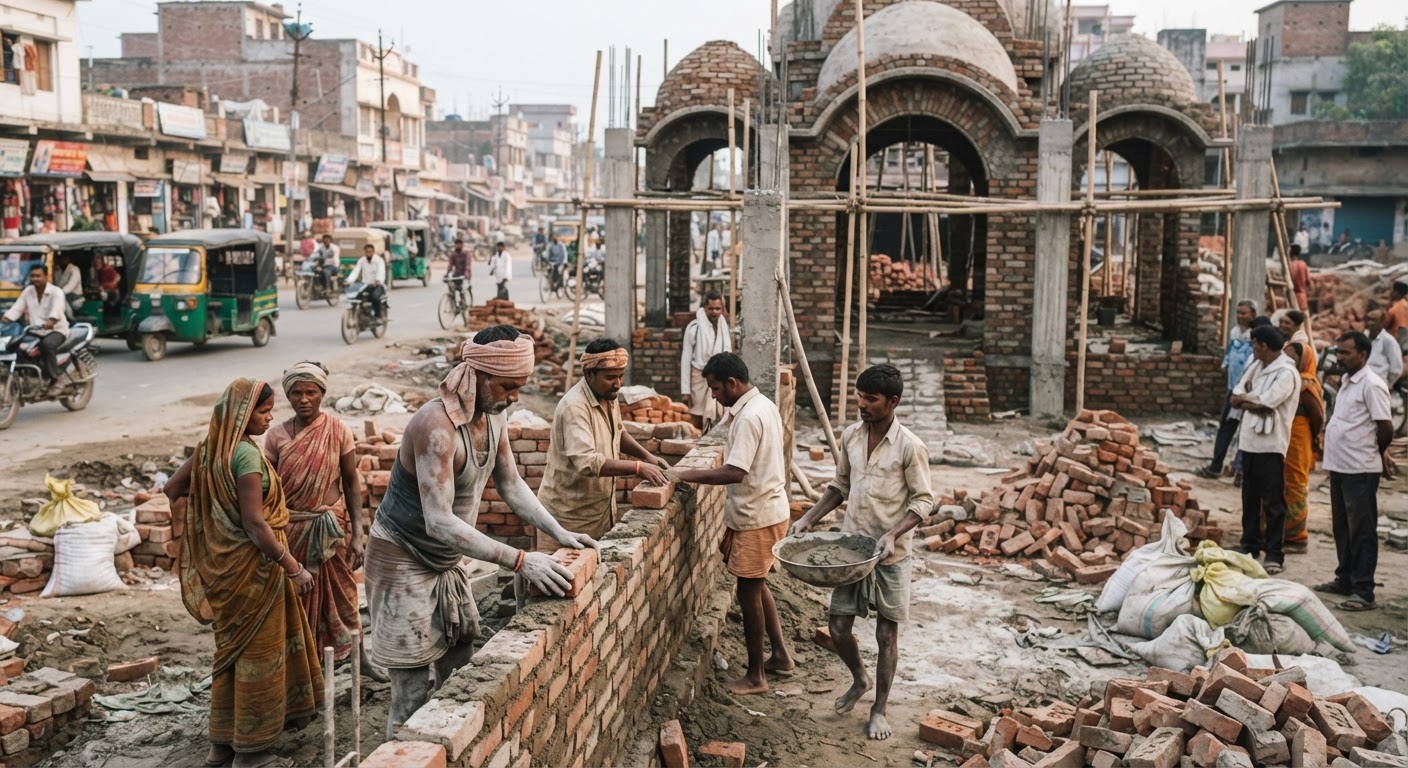अ आदमपुर चौक दुर्गा मंदिर का 73वां वार्षिक उत्सव और नया निर्माण