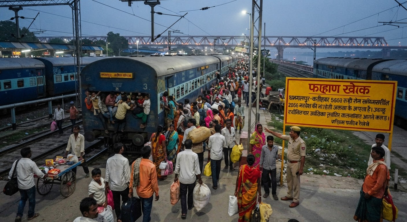 विक्रमशिला सेतु बंद होने पर भागलपुर-कटिहार स्पेशल ट्रेन जनवरी तक बढ़ी