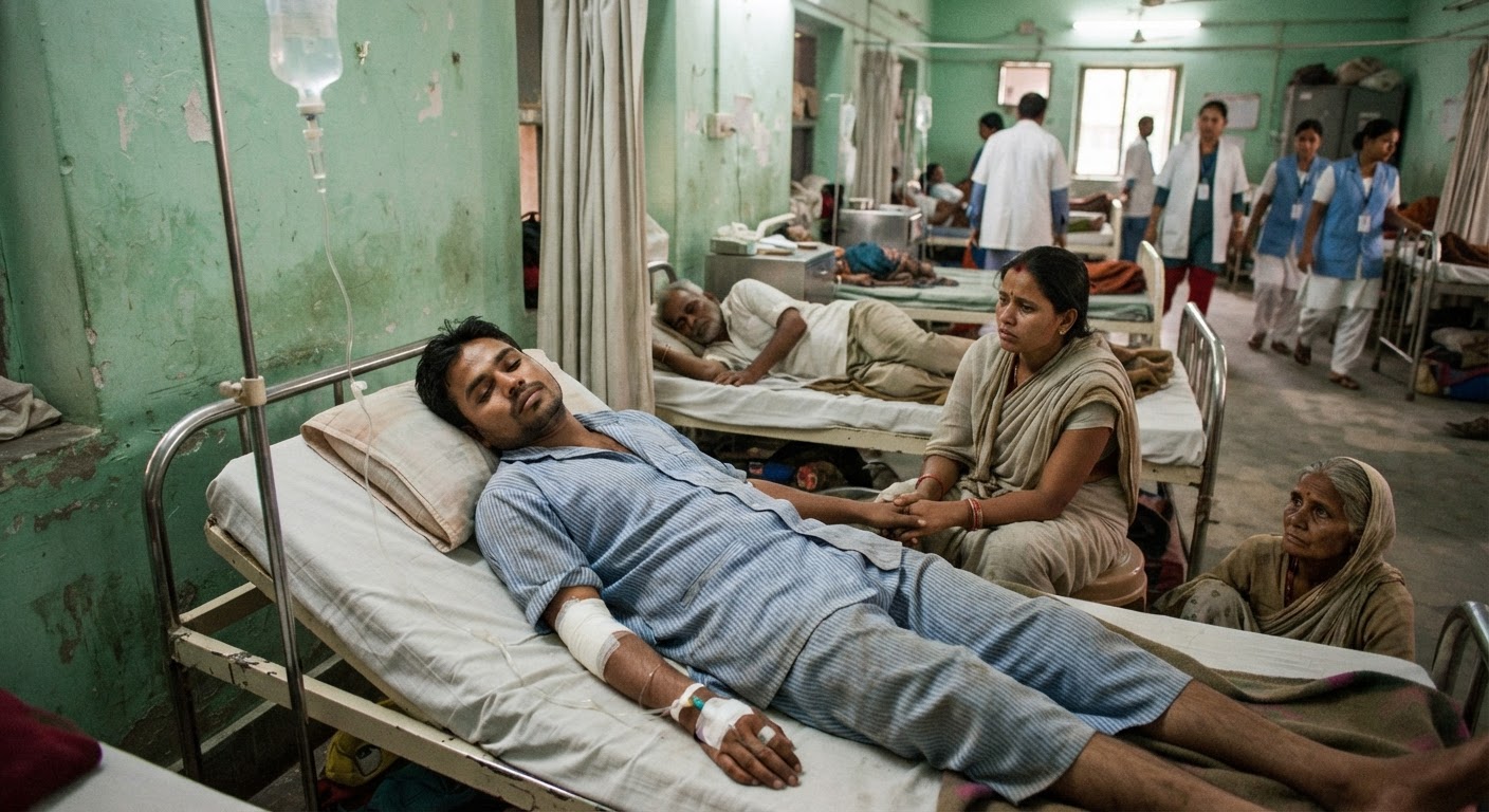 मुंगेर में ससुराल वालों पर दामाद को जहर देने का आरोप, अस्पताल में भर्ती
