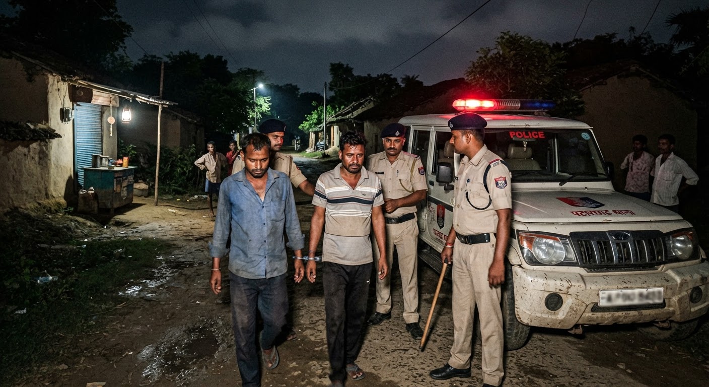 सहरसा में पुलिस का बड़ा एक्शन! दो खतरनाक आरोपी गिरफ्तार