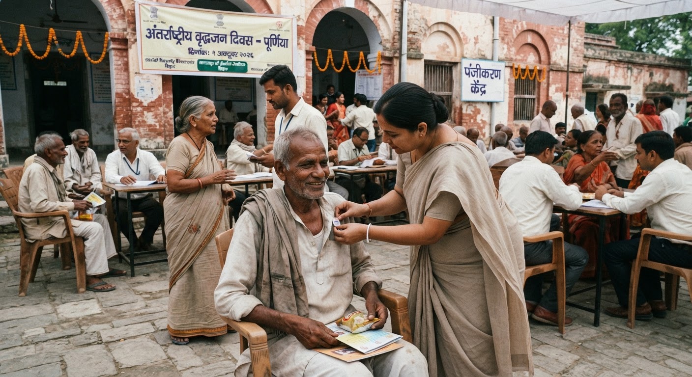 पूर्णिया में बुजुर्गों की सेवा के लिए खास तैयारी, जानिए पूरी खबर