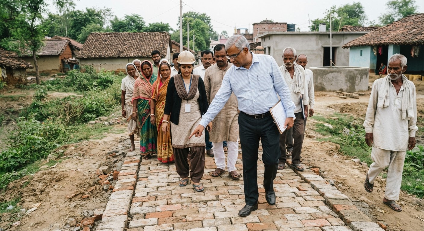 सुल्तानगंज में पंचायत राज उप निदेशक ने किया औचक निरीक्षण, दिए जरूरी निर्देश
