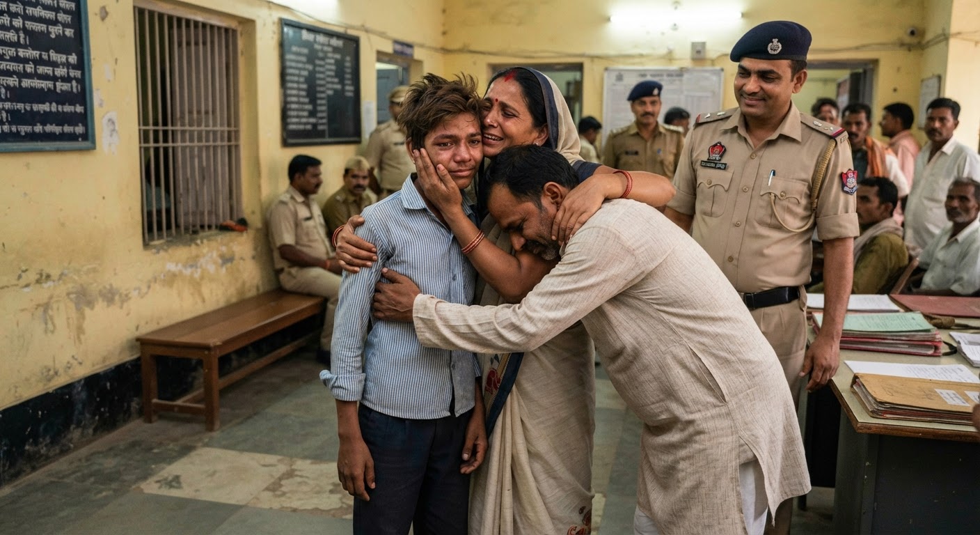 खुशखबरी: सिमरी बख्तियारपुर पुलिस ने लापता किशोर रमन कुमार को सकुशल ढूँढा