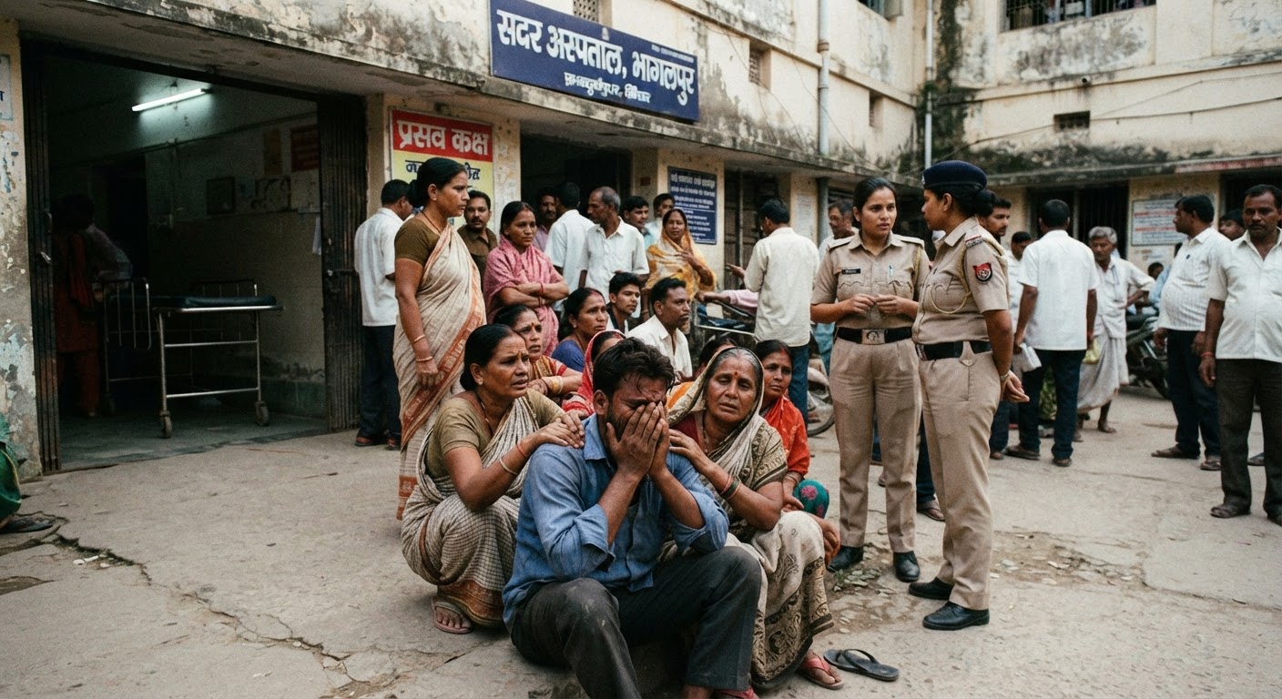 शर्मनाक लापरवाही: भागलपुर सदर अस्पताल में प्रसव के दौरान महिला की मौत
