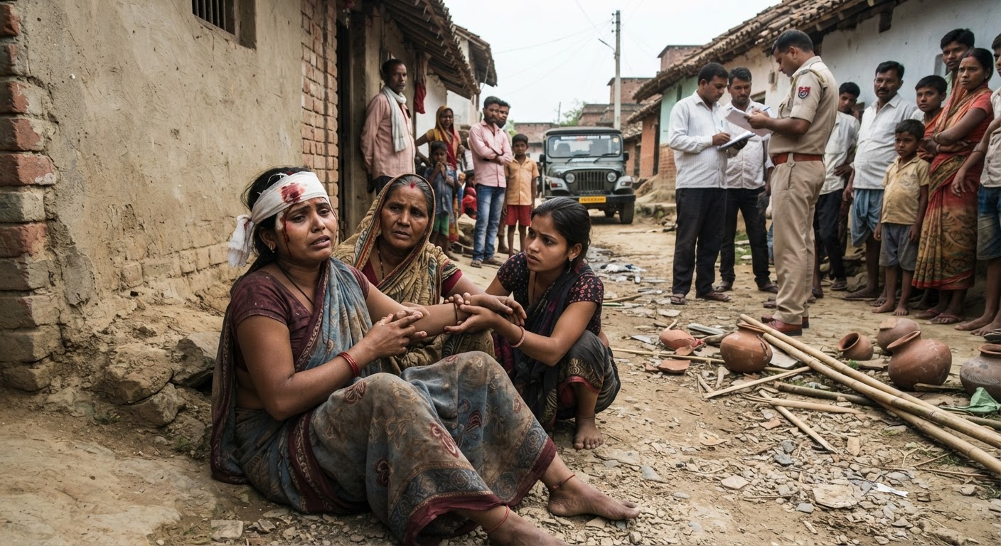 अरेरिया में आपसी विवाद के बाद खूनी झड़प, महिला गंभीर रूप से घायल