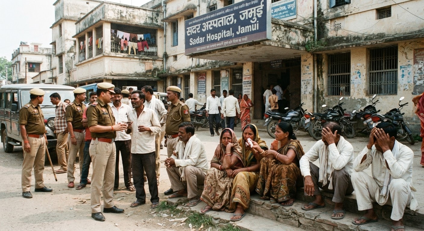 जमुई सदर अस्पताल में मौत पर हंगामा, IMA का विरोध