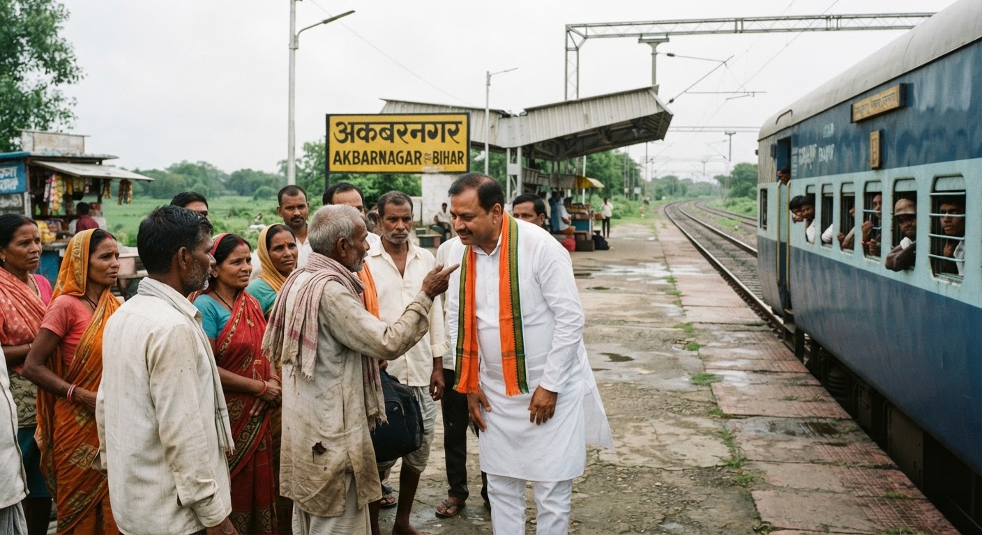 अकबरनगर स्टेशन पर ट्रेन ठहराव के लिए सांसद गोपाल जी ठाकुर ने दिया समर्थन