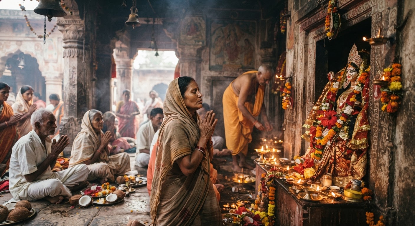 बांका के ऐतिहासिक चक्रधारिणी माँ दुर्गा मंदिर में उमड़ती है भक्तों की भारी भीड़