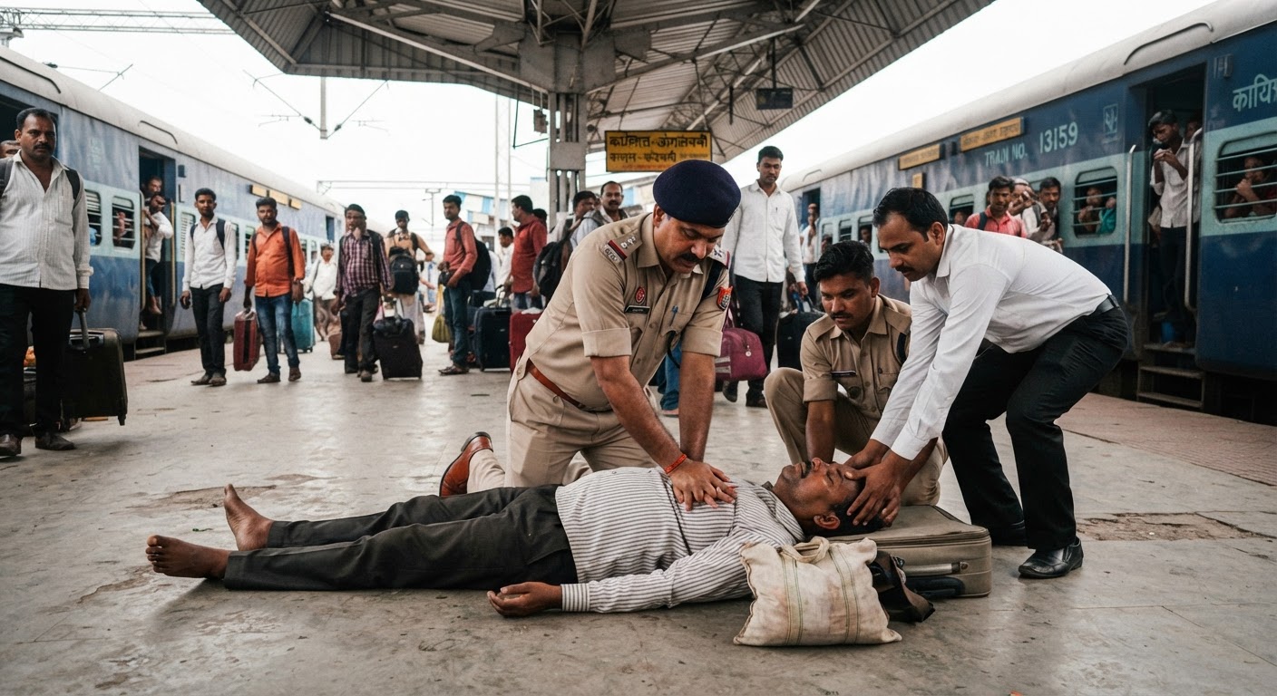 बड़ी खबर: कटिहार जंक्शन पर आरपीएफ ने बचाई यात्री की जान, दिया सीपीआर