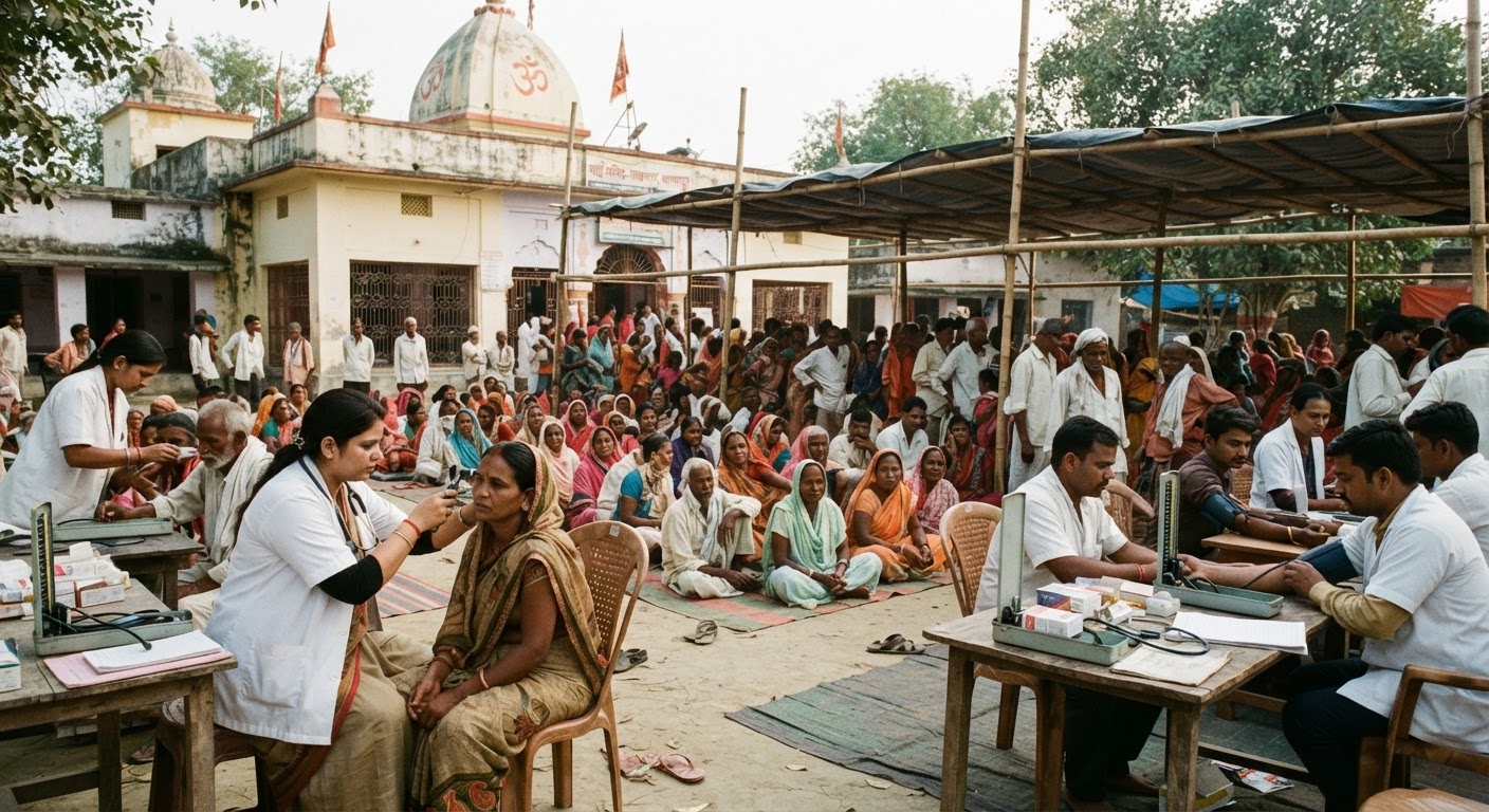 भागलपुर के नाथनगर में मुफ्त स्वास्थ्य जांच शिविर आयोजित, जानिए पूरी बात