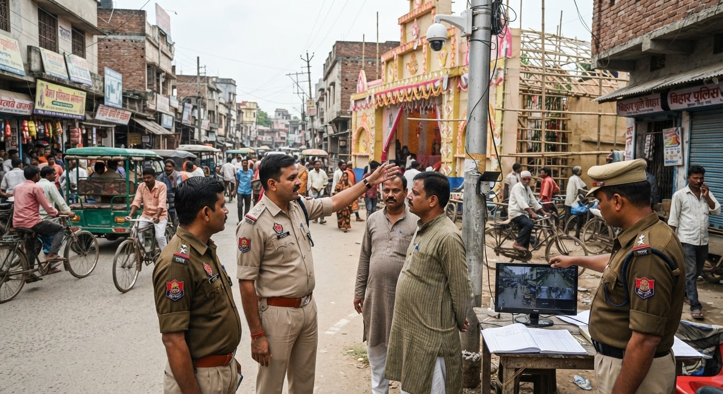 भागलपुर में दुर्गा पूजा पर कड़े नियम, पंडालों में सीसीटीवी और डीजे पर रोक