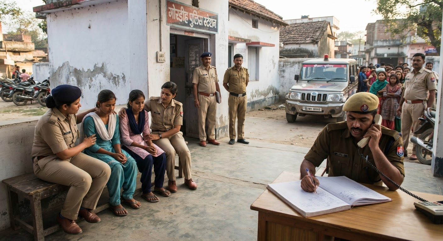भागलपुर के गोरडीह में शादी की नीयत से अगवा दो लड़कियां पुलिस ने की बरामद