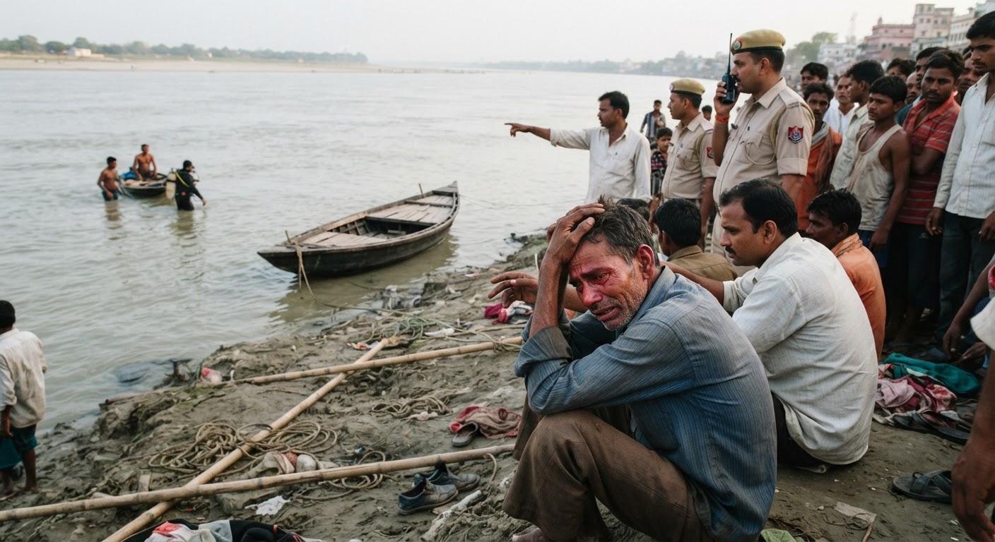 दर्दनाक हादसा: इलाज के लिए भागलपुर आ रहे युवक की गंगा नदी में डूबने से मौत