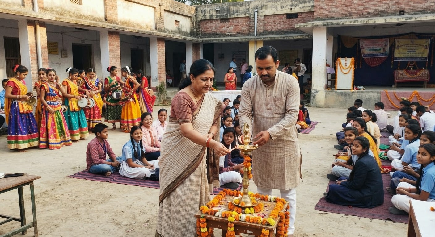 DIET भागलपुर में शानदार रोल प्ले और लोक नृत्य प्रतियोगिता आयोजित