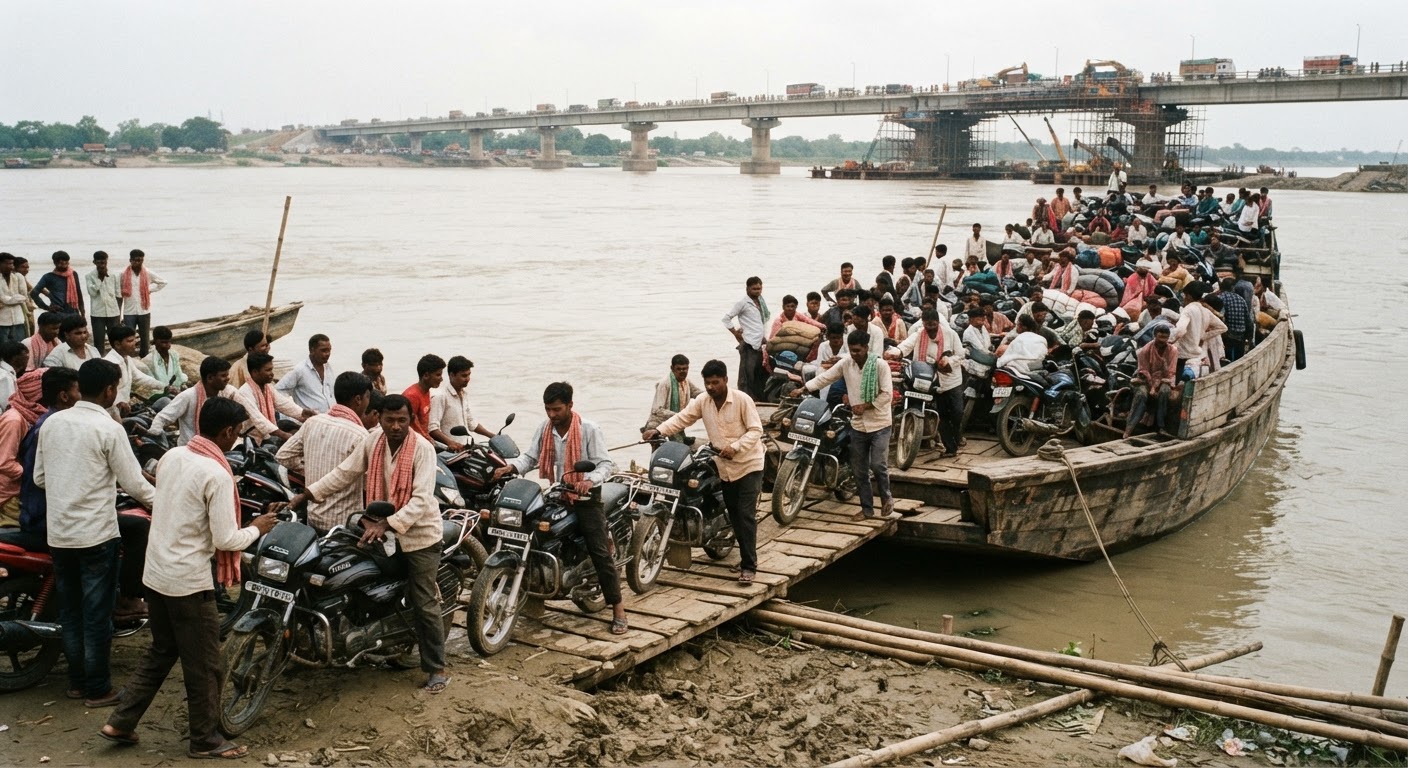 भागलपुर के लोगों को बड़ी राहत, विक्रमशिला सेतु के बंद रहने पर अब गंगा घाटों से चलेंगे मोटरवाइल फेry