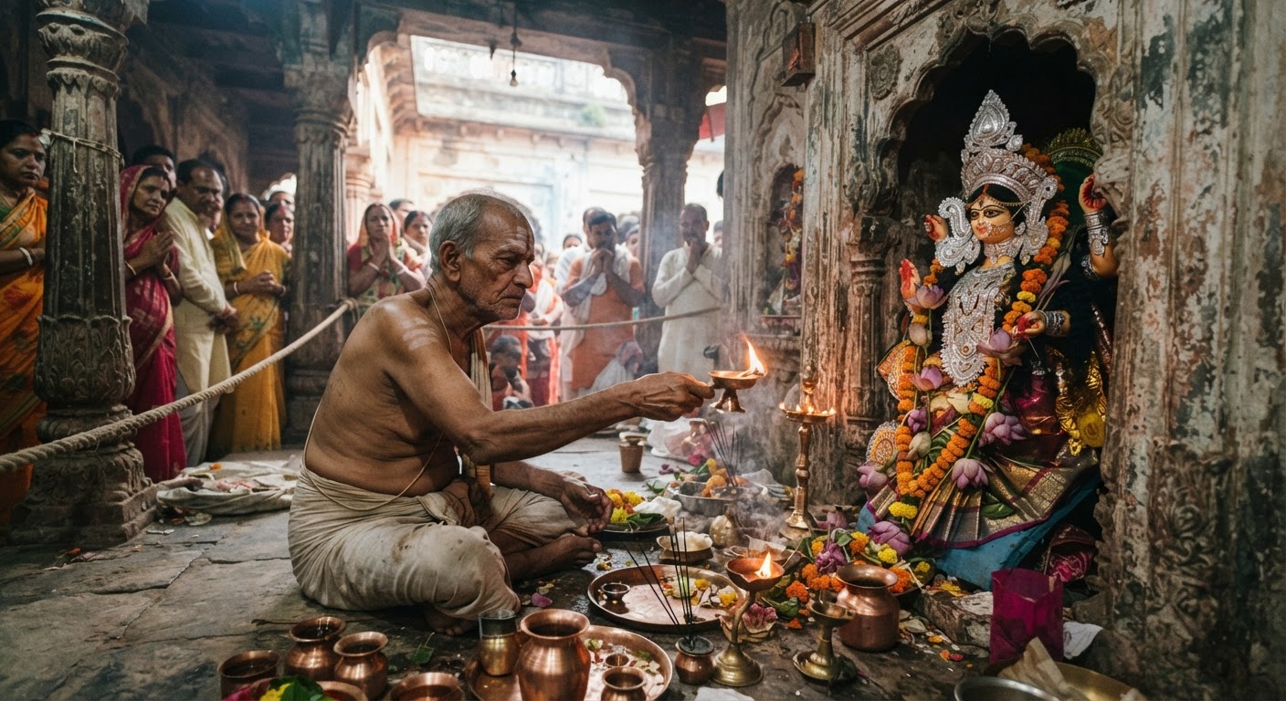 बांका के ऐतिहासिक राज मंदिर में सदियों पुरानी दुर्गा पूजा परंपरा जारी