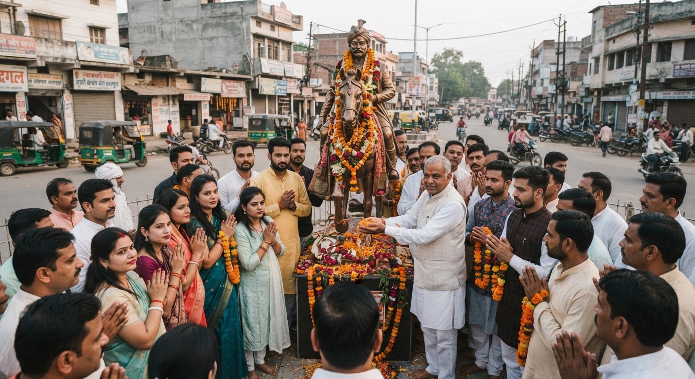 शાનદાર सम्मान! भागलपुर में महाराजा अग्रसेन की जयंती पर उमड़े लोग