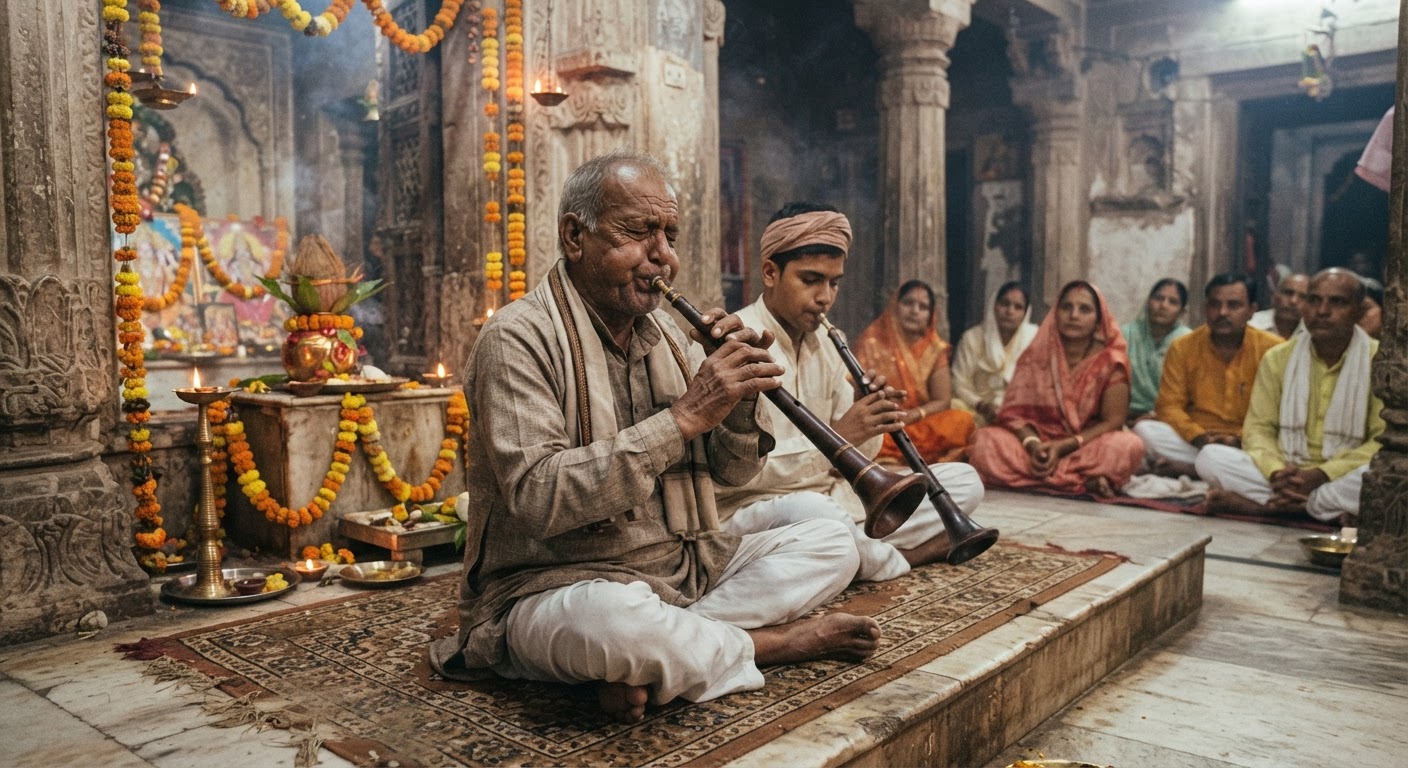 शारदीय नवरात्र पर गूंजी बाबा बूढ़ानाथ मंदिर में शहनाई