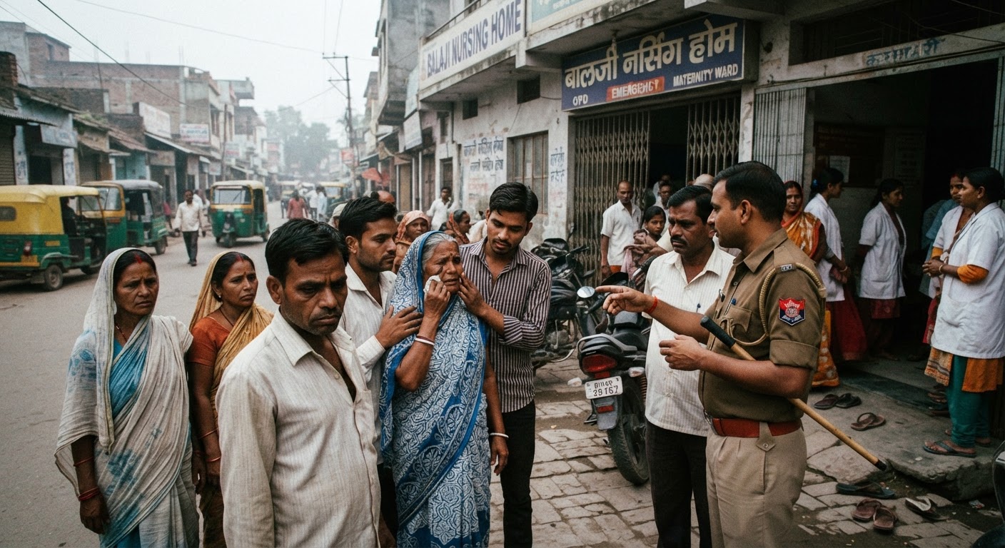 शौchalay में बड़ी लापरवाही: भागलपुर में प्रसव के बाद महिला की मौत पर हंगामा