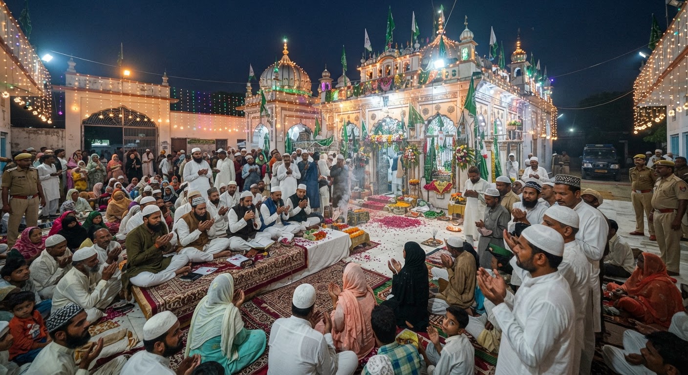 हजरत कुमारी बीबी दरगाह पर उर्स धूमधाम से मनाया गया