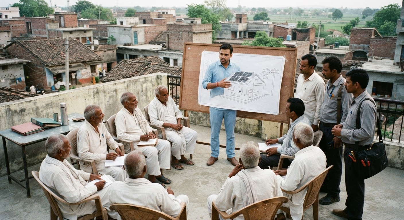 सुल्तानगंज में पीएम सूर्य घर योजना को लेकर मुखिया के साथ हुई जरूरी बैठक