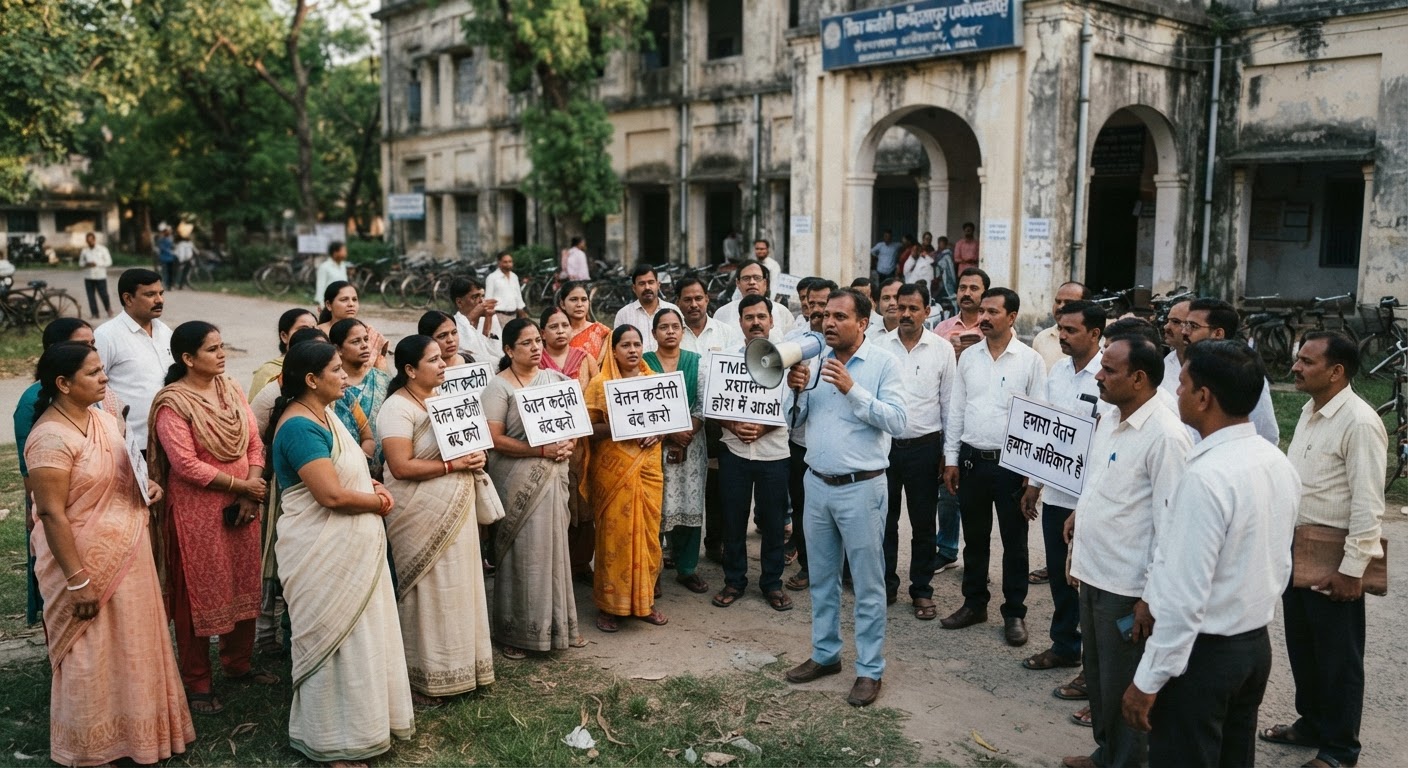 TMBU के कर्मचारियों का बड़ा फैसला, वेतन कटौती के खिलाफ होगा जोरदार आंदोलन