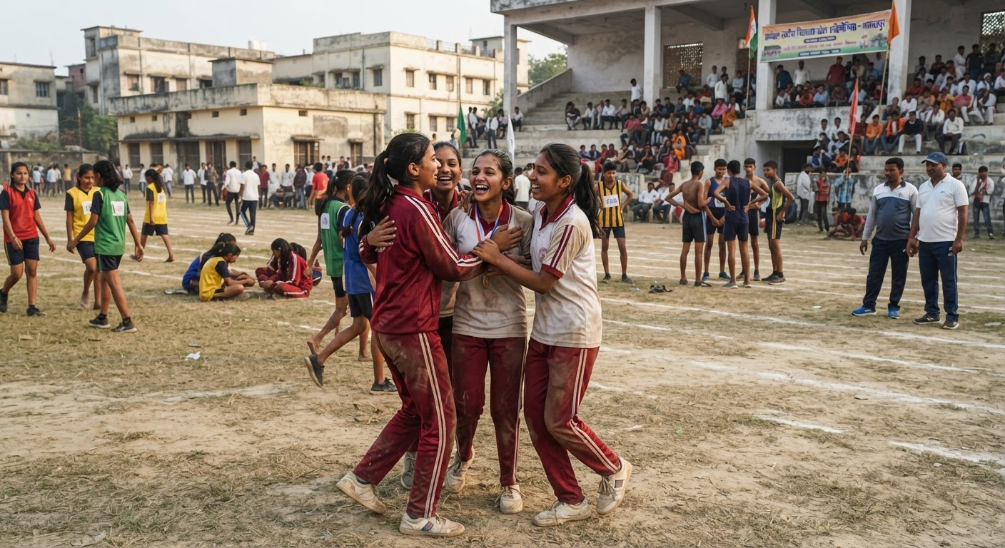 भागलपुर के खिलाड़ियों ने खेल प्रतियोगिता में दिखाया दम