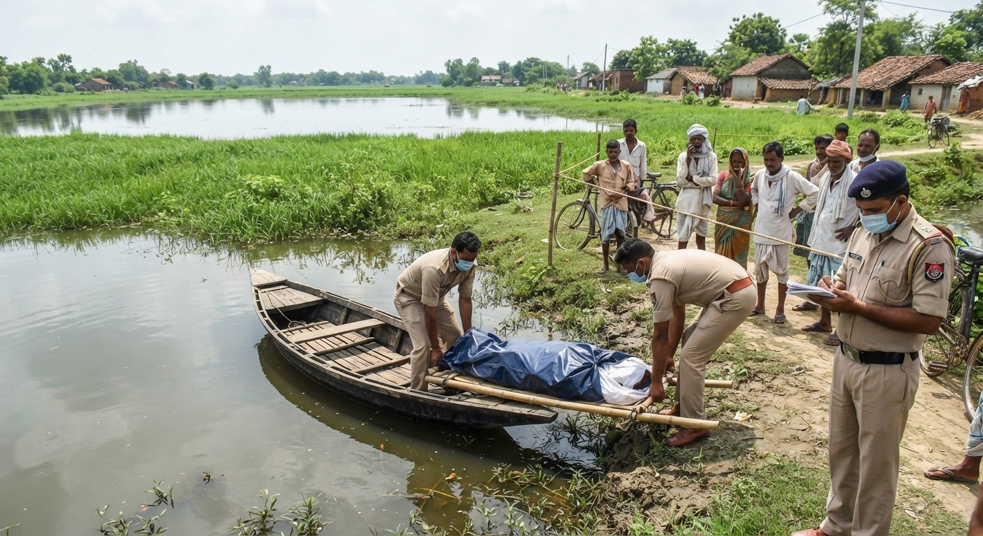 बर्मन आहर में मिला 35 वर्षीय मनोज महतो का शव