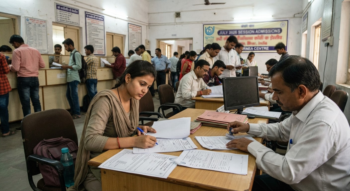 पूर्णिया में IGNOU दाखिले की अंतिम तिथि 13 अक्टूबर 2026