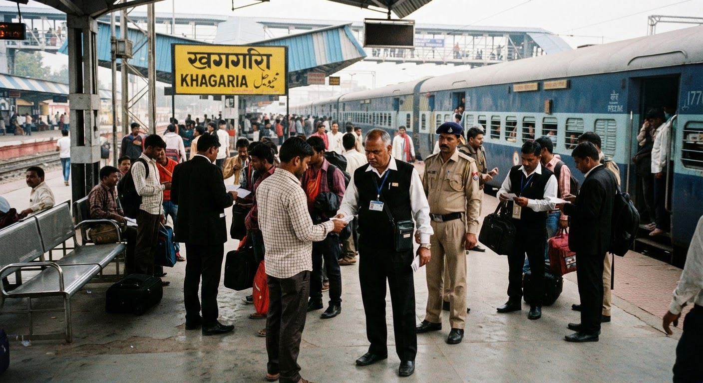 सावधान! मानसी और खगड़िया में रेलवे की बड़ी छापेमारी, बिना टिकट यात्रियों से वसूले 17 लाख