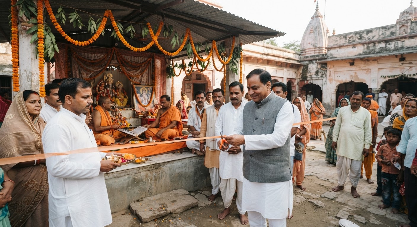 शकुंद के शिव दुर्गा मंदिर में रामकथा शुरू, जानिए क्या कहा विधायक ने