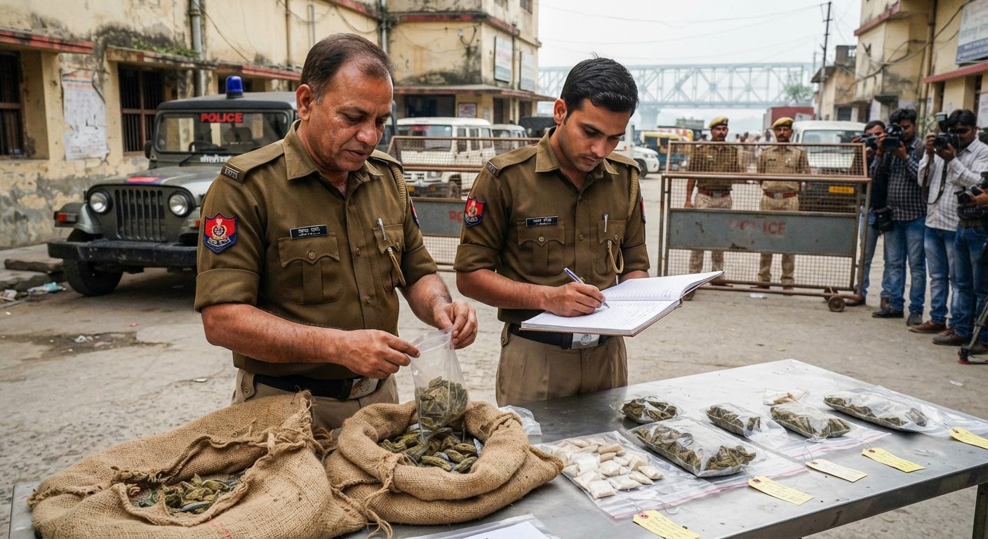 विक्रमशिला पुल बंद होने के बाद भागलपुर में सूखे नशे का अवैध कारोबार हुआ तेज