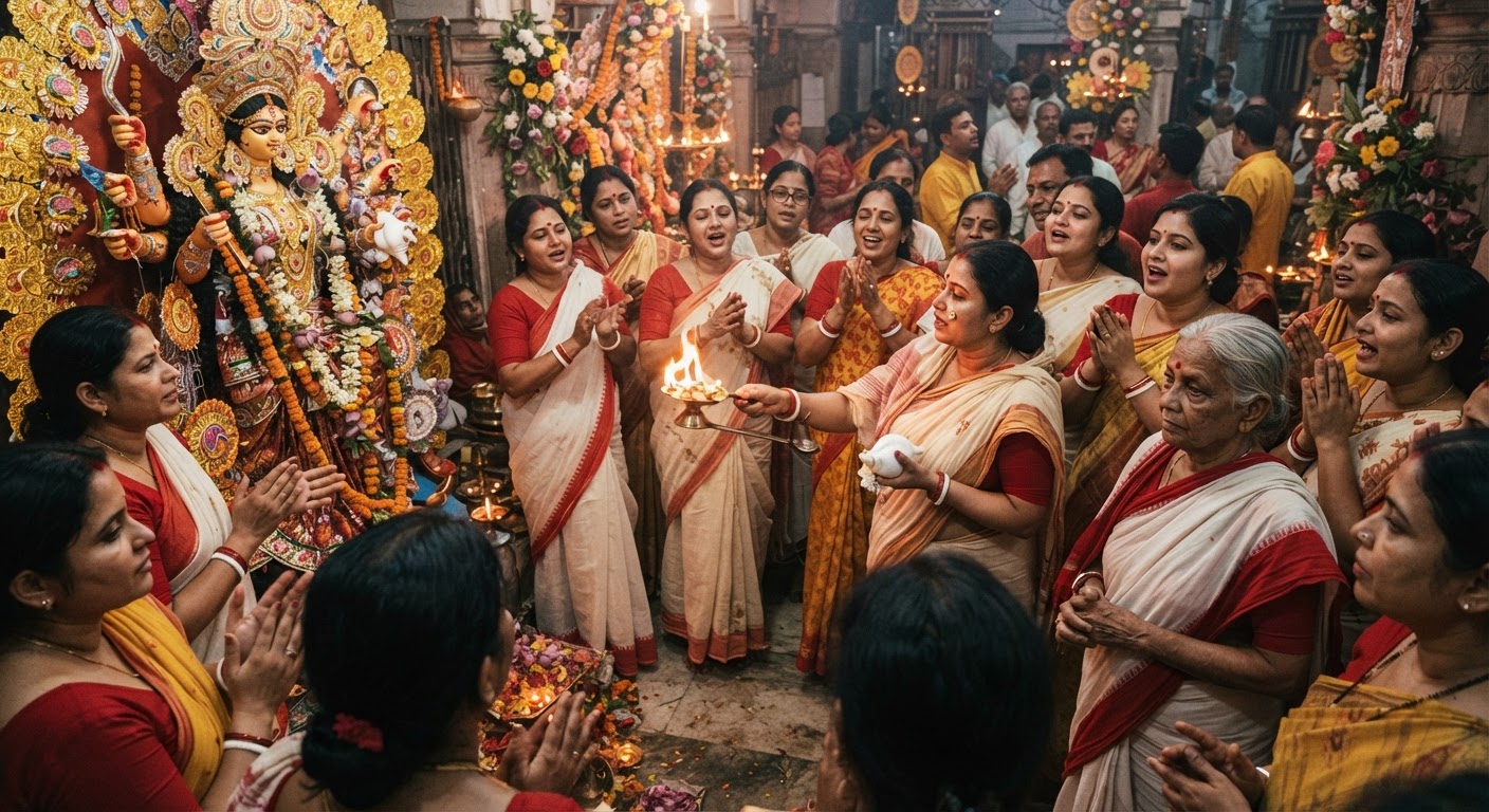 भागलपुर में शारदीय नवरात्रि की धूम, कलकत्ते जैसी रौनक और गूंजे मां के जयकारे