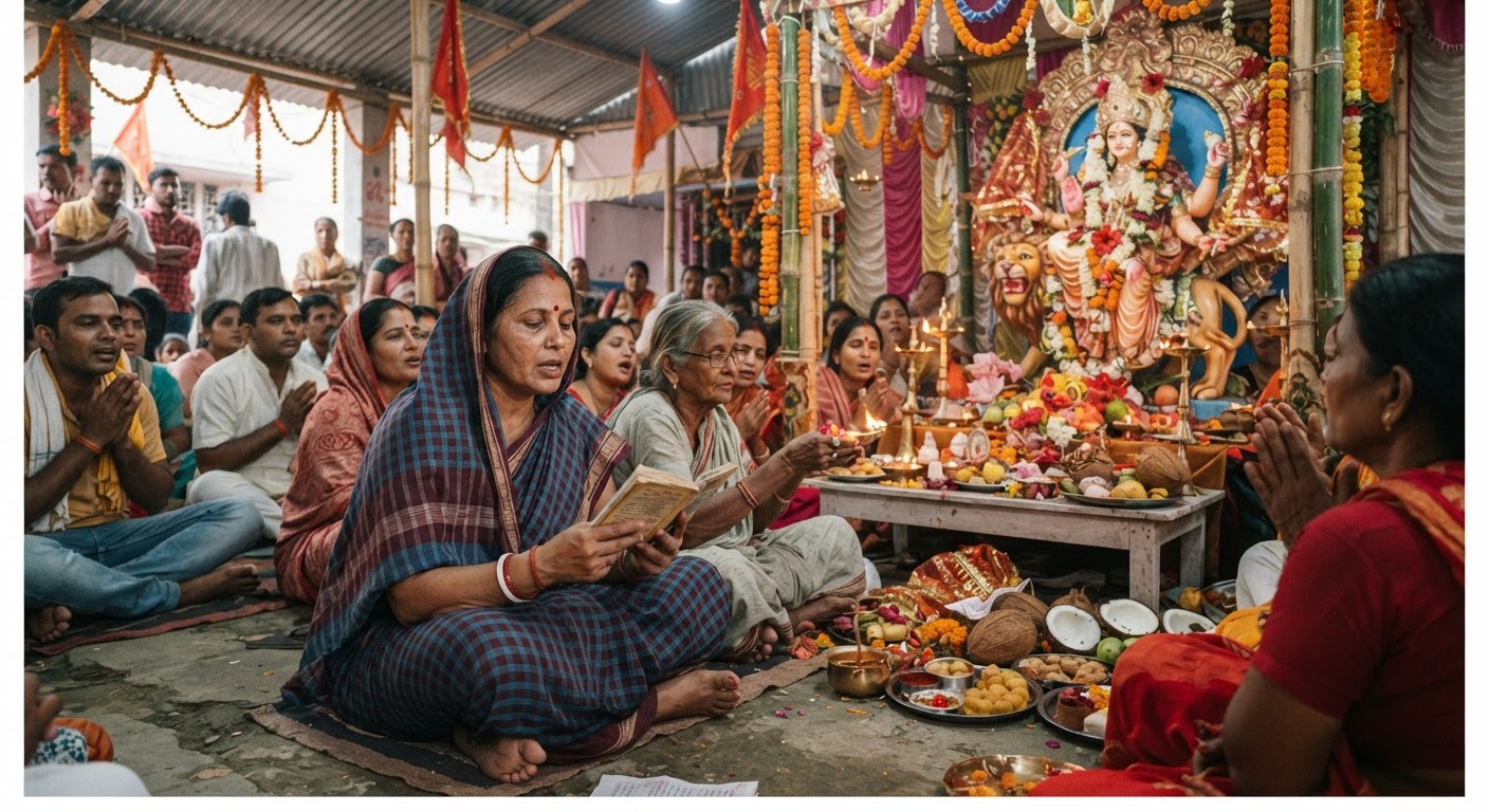 अररिया में माता कात्यायनी की पूजा, जानिए कैसे हो रही भव्य तैयारी