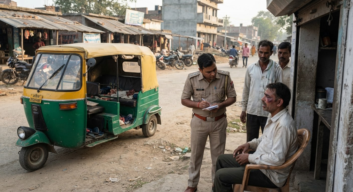 भागलपुर में ऑटो चालक के साथ मारपीट और लूटपाट