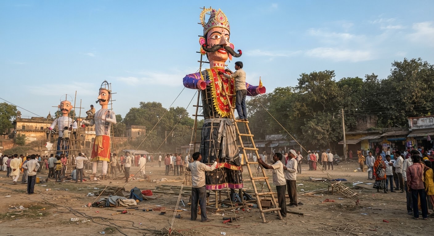 नाथनगर के ऐतिहासिक कर्णगढ़ मैदान में सजेगा रावण वध का भव्य मेला