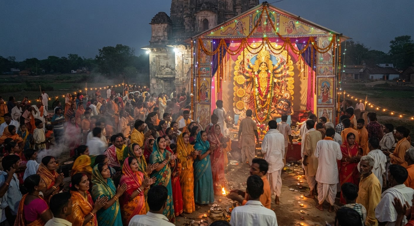 जमुई के महादेव सिमरिया में शानदार दुर्गा पूजा मेला शुरू, जानिए पूरी बात