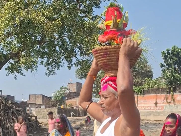 नारायणपुर में जवारा कलश विसर्जन के साथ शारदीय नवरात्रि संपन्न