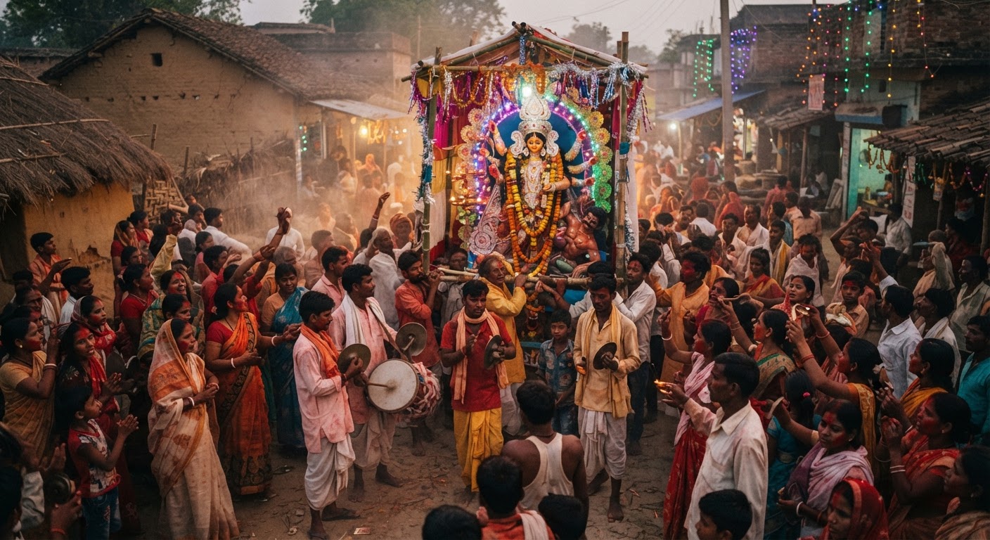 दुर्गा पूजा पर झूमा भागलपुर! देखिए कैसे भक्तों ने मनाया पर्व