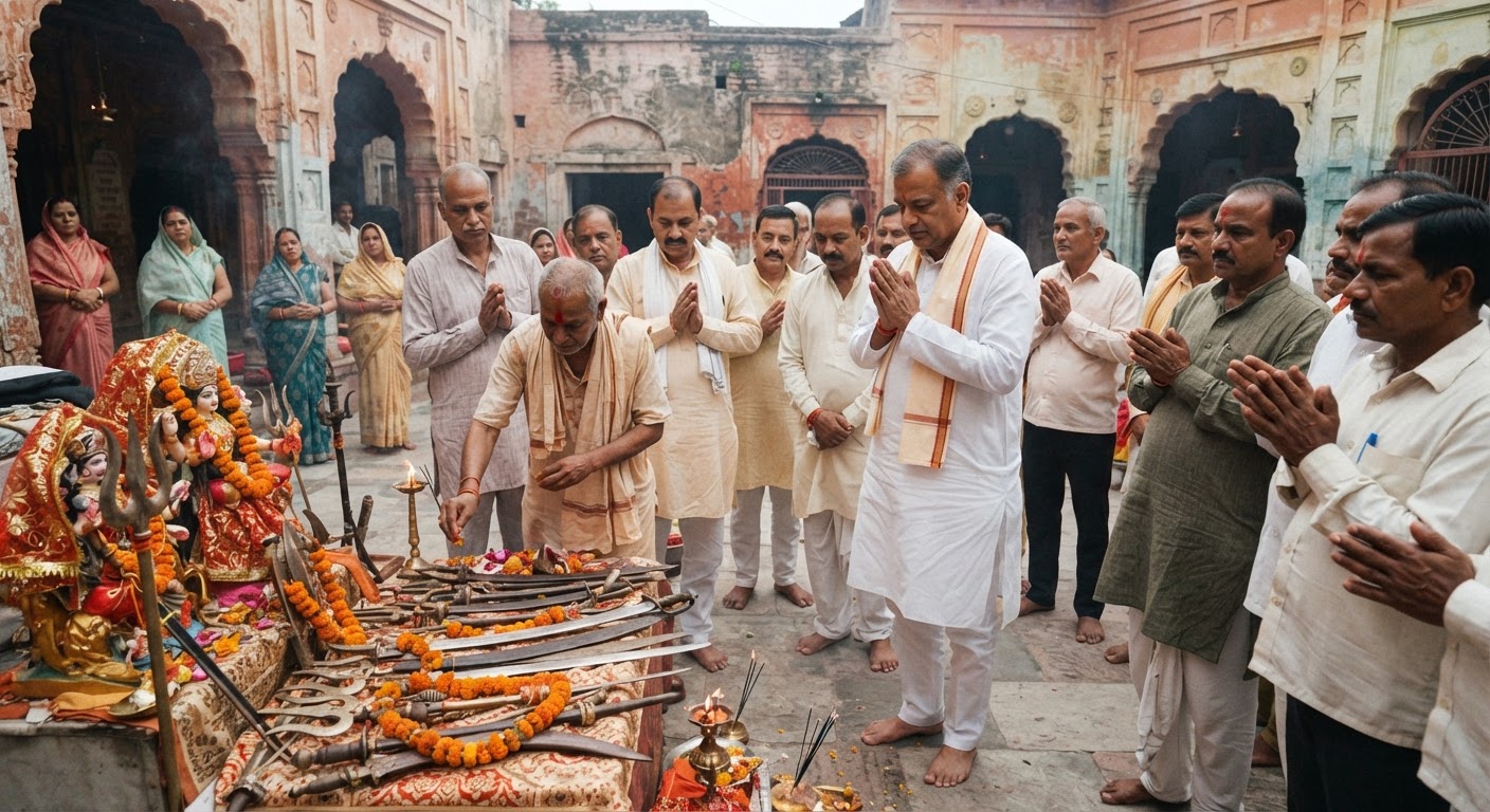 भागलपुर में श्रद्धा से मना खत्री दिवस, पारंपरिक हथियारों की पूजा