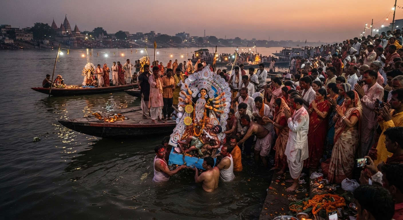 शानदार और शांतिपूर्ण तरीके से संपन्न हुआ दुर्गा पूजा, देखिए कैसे मची खुशी