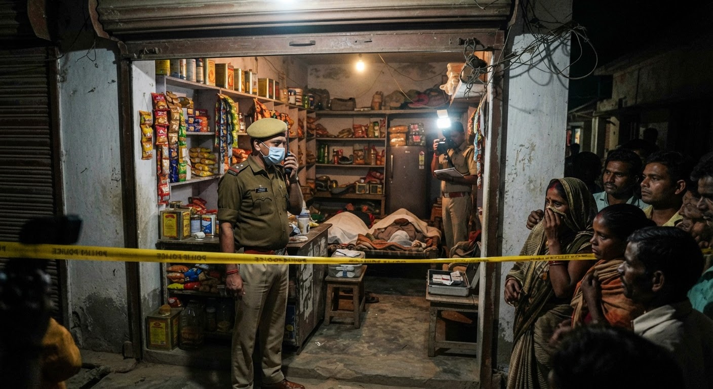 शॉकिंग खबर: भागलपुर में दुकान के अंदर पति-पत्नी की गोली मारकर हत्या